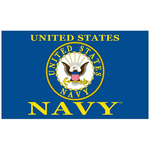 United States Navy Crest Flag