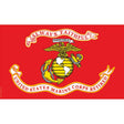 US Marines Always Faithful Retired Vet Red 3 x 5 Flag - Made in USA