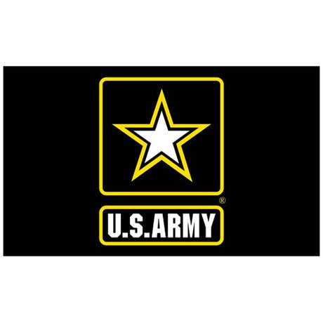 Army Star Black Flag