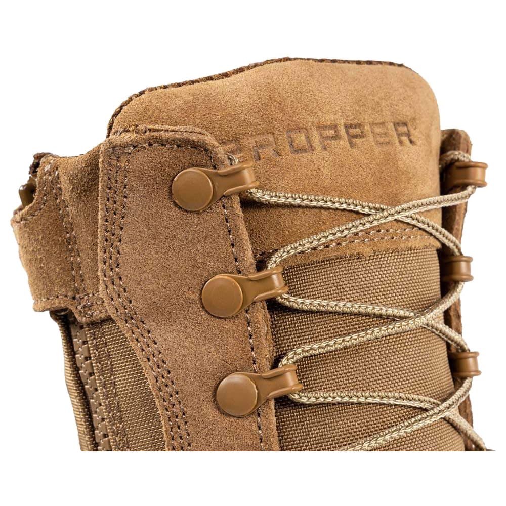 Propper Series 100 8-inch Side Zip Boot Composite Safety Toe Coyote Military Boot