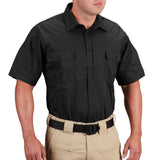 Propper Men's Kinetic Short Sleeve Shirt - Black - image 1