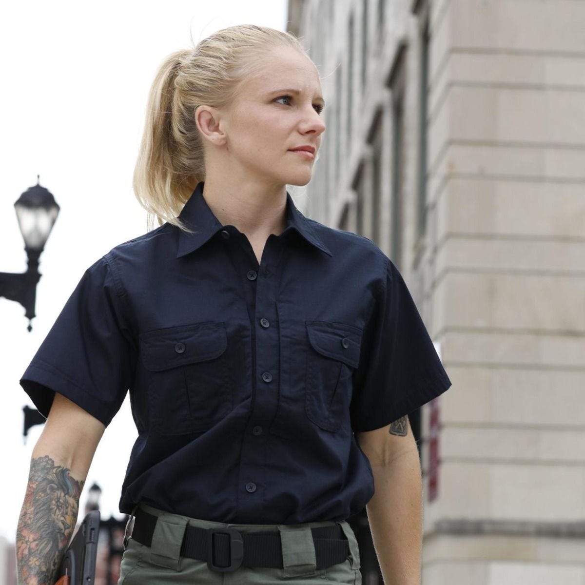 Propper Women's Kinetic Short Sleeve Shirt - LAPD Navy - image 6