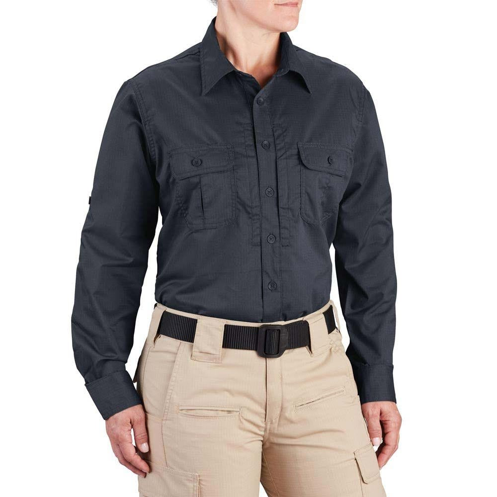 Propper Women's Kinetic Long Sleeve Shirt - LAPD Navy - image 1
