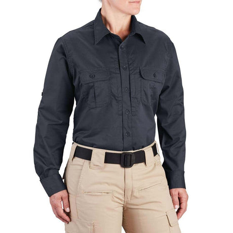 Propper Women's Kinetic Long Sleeve Shirt - LAPD Navy - image 1