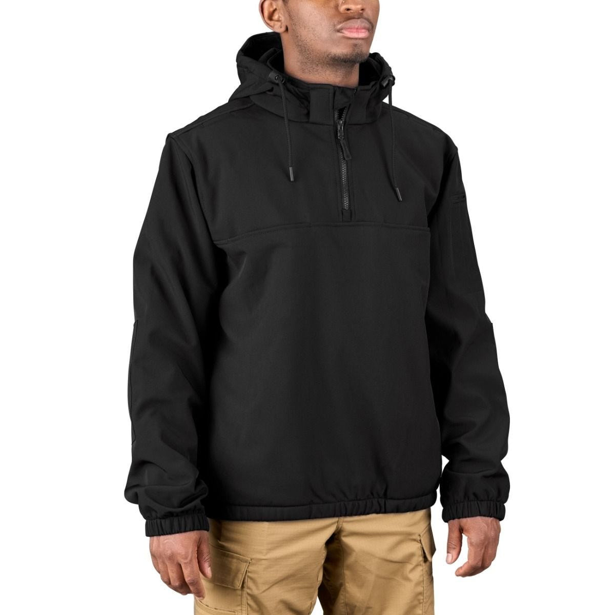 Propper Men's Hooded Soft Shell Job Shirt - Black - image 1