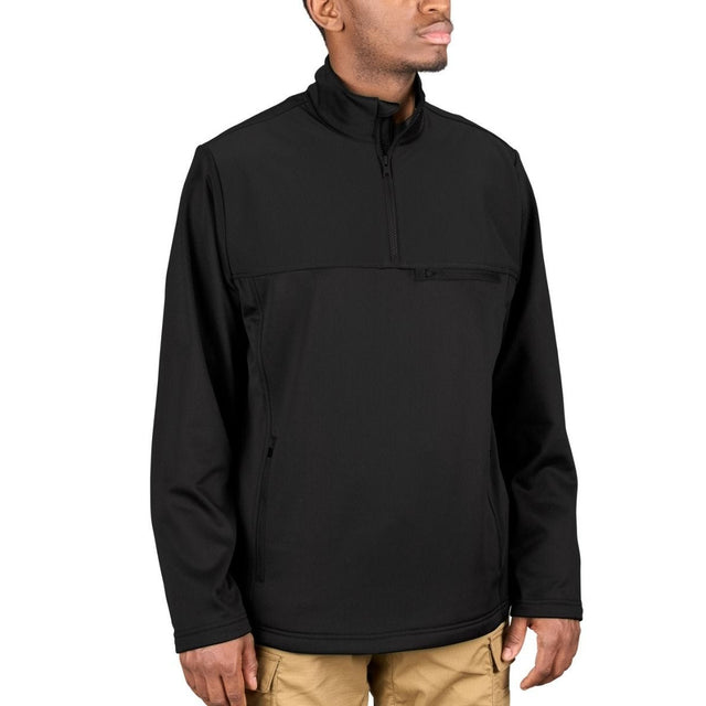 Propper Men's Kinetic Quarter Zip Pullover - Black - image 1