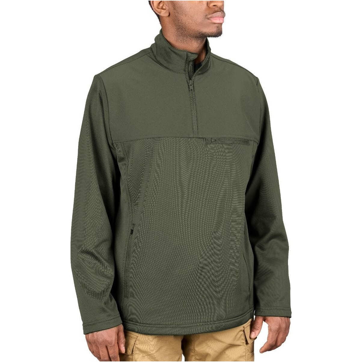 Propper Men's Kinetic Quarter Zip Pullover - Olive Drab - image 1