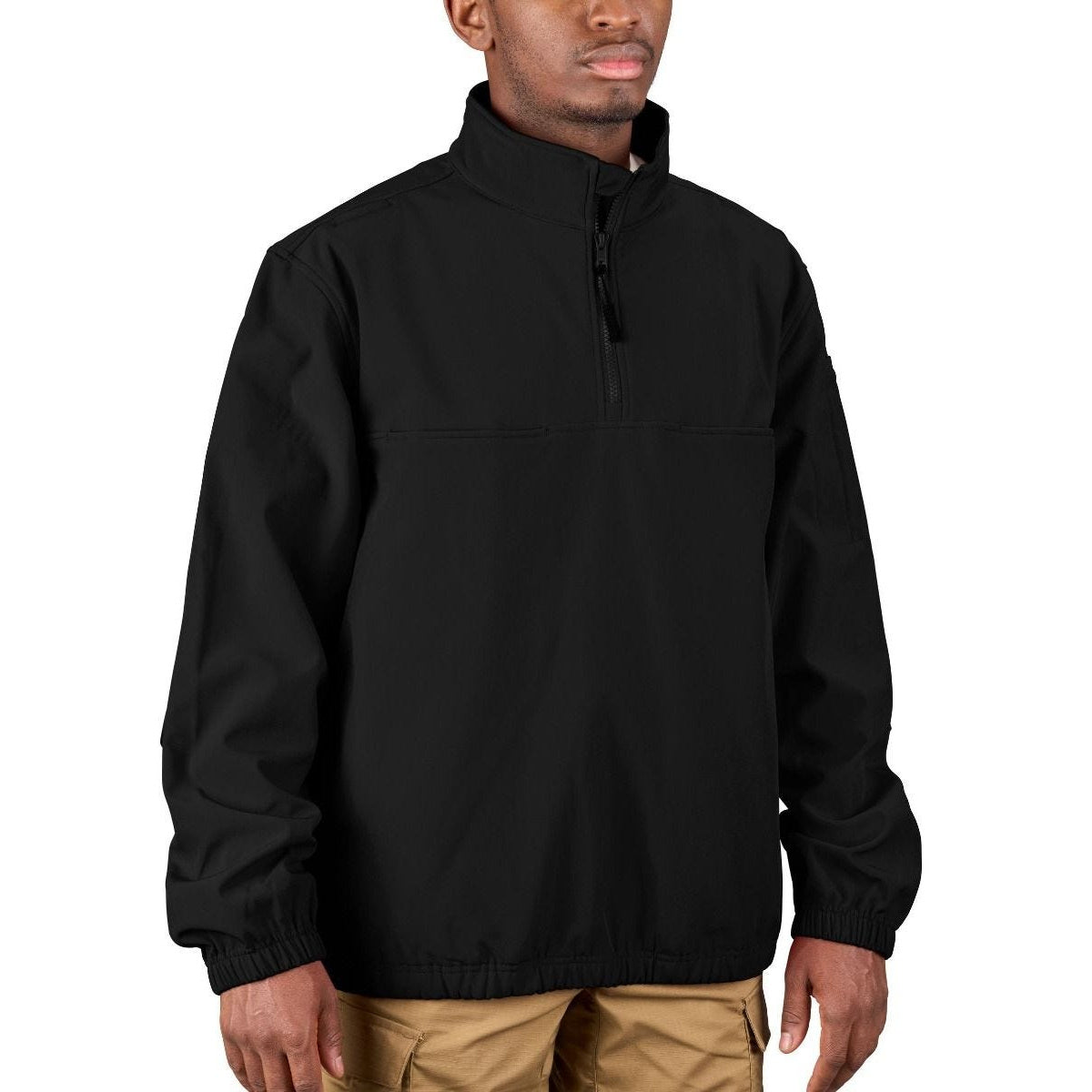 Propper Men's Quarter Zip Softshell Job Shirt - Black - image 1