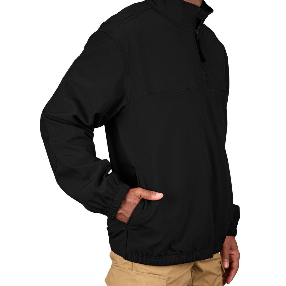 Propper Men's Quarter Zip Softshell Job Shirt - Black - image 3