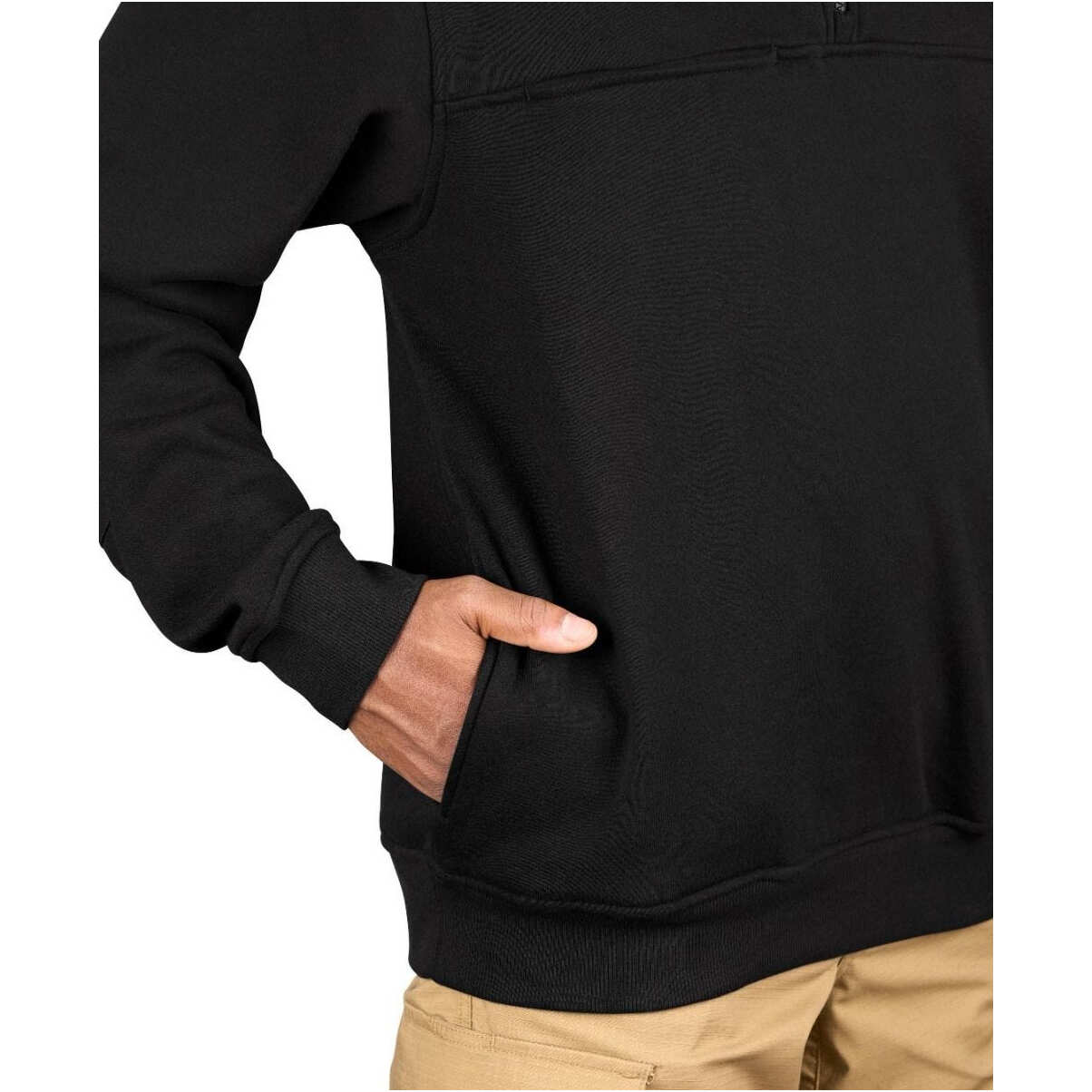 Propper Men's Station Quarter Zip Job Shirt - Black - image 5