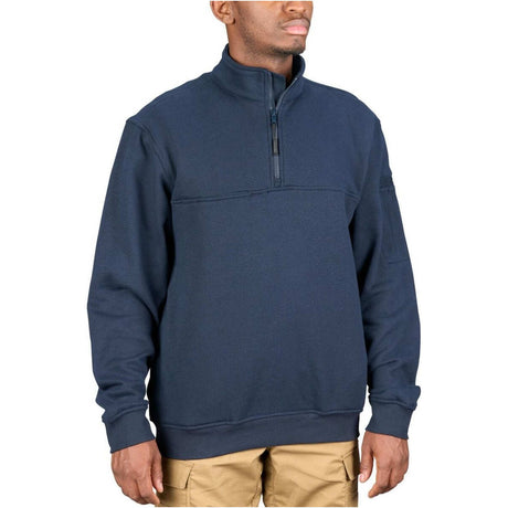 Propper Men's Station Quarter Zip Job Shirt - LAPD Navy - image 1