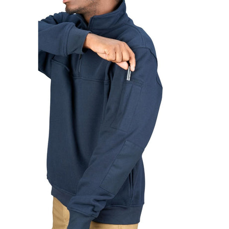 Propper Men's Station Quarter Zip Job Shirt - LAPD Navy - image 3