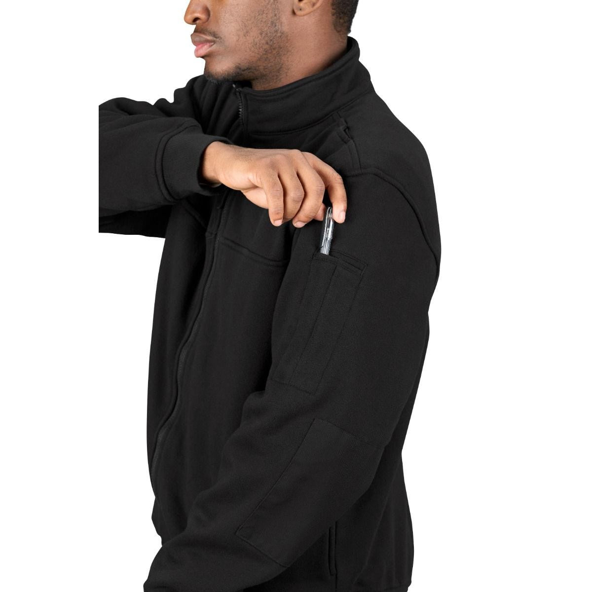 Propper Men's Station Full Zip Job Shirt - Black - image 3