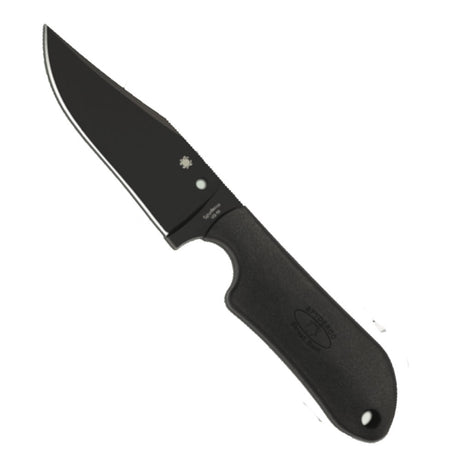 Spyderco Street Beat Black 3.49-Inch Fixed Blade Knife