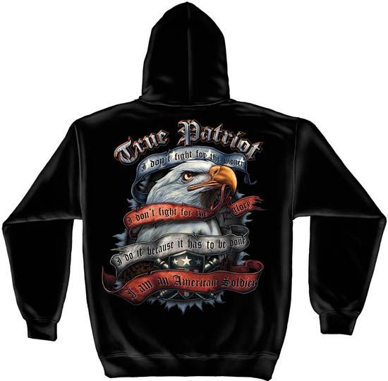 American Soldier True Patriot Hoodie