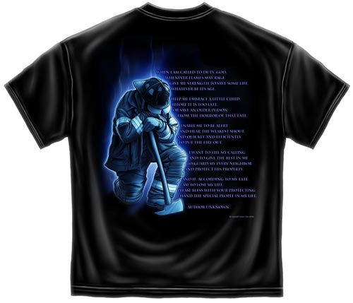 Faith Service Honor Firefighter T-shirt