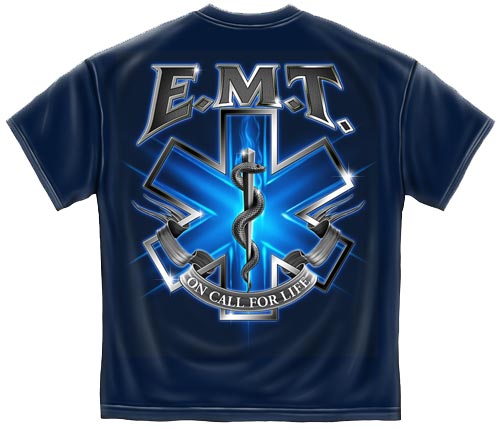 EMT On Call For Life T-shirt