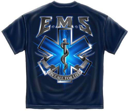 EMS On Call For Life T-shirt