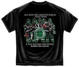 Brotherhood Above All Irish Firefighter T-shirt