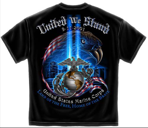 USMC United We Stand 9-11 T-Shirt