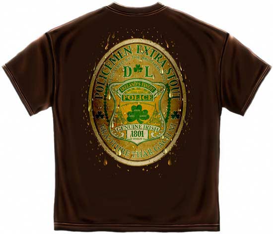 Extra Stout Irish Policemen T-shirt