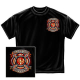 True Hero Honorary Firefighter Black T-Shirt