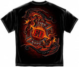 Fear No Evil Firefighter T-shirt | Fireman T-Shirts