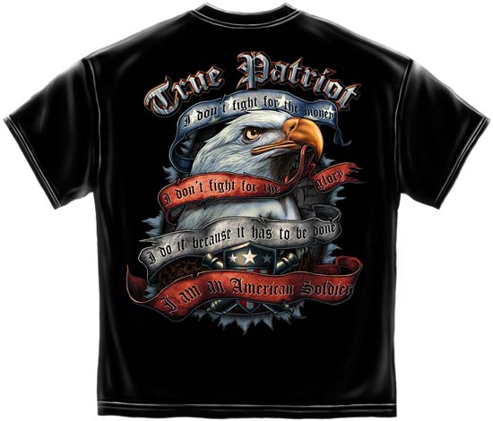 American Soldier True Patriot T-shirt