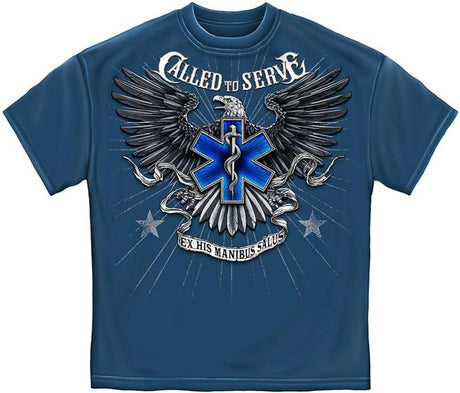 Called to Serve EMS T-shirt - Blue