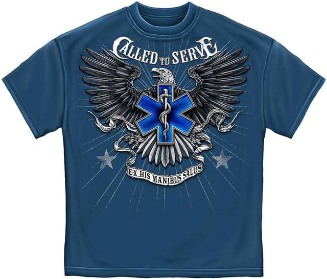 Called to Serve EMS T-shirt - Blue