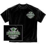 Genuine Irish Fireman T-Shirt - Black