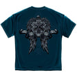 Semper Paratus Skull and Wings EMS T-Shirt - Navy