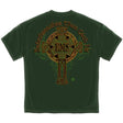 Irish Heritage Gold Cross EMS T-Shirt - Hunter Green