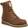 Carhartt Waterproof 8-Inch Chocolate Brown Moc Toe Wedge Men's Work Boot