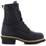 Frye Composite Toe Waterproof Black Men's Logger Work Boot