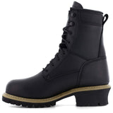 Frye Composite Toe Waterproof Black Men's Logger Work Boot