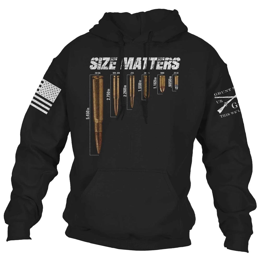 Grunt Style Size Matters Hoodie