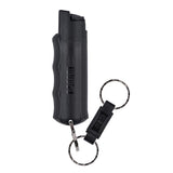 Sabre Self Defense Spray .54 ounce Hardcase with Quick Release Key Clip