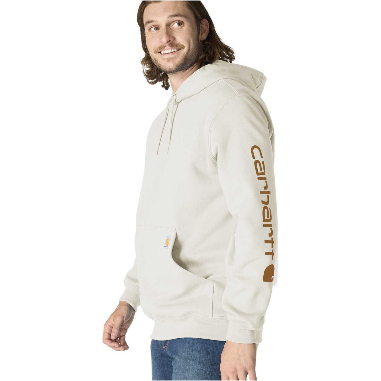 Carhartt Sleeve Graphic Loose Fit Pullover Hooded Sweatshirt