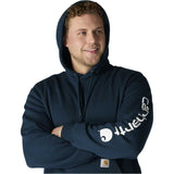 Carhartt Sleeve Graphic Loose Fit Pullover Hooded Sweatshirt