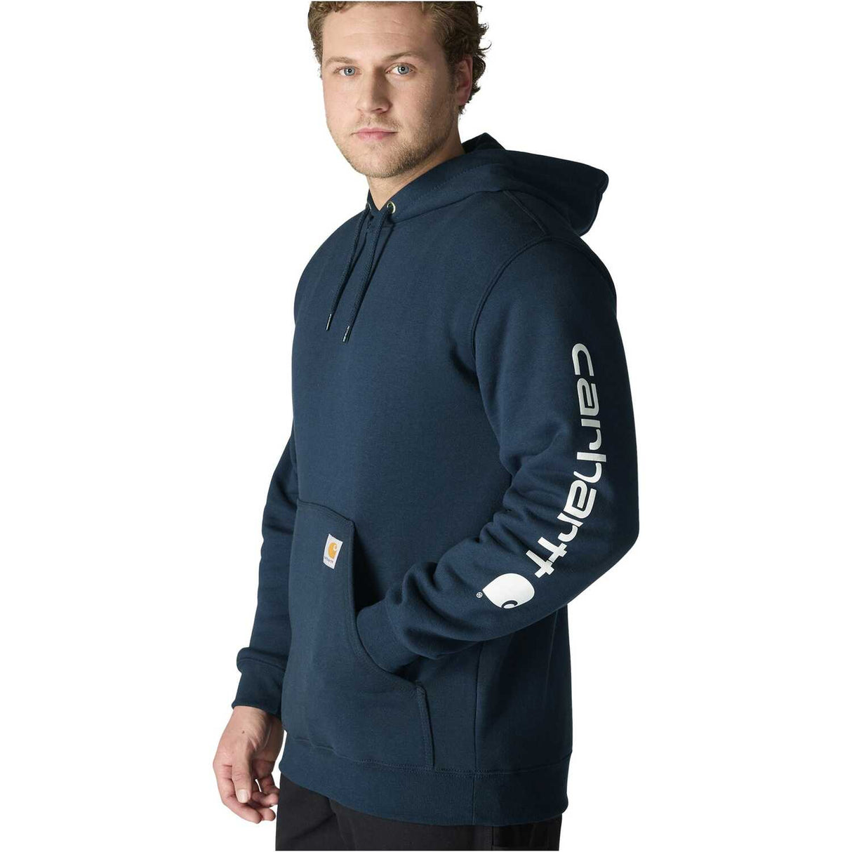 Carhartt Sleeve Graphic Loose Fit Pullover Hooded Sweatshirt