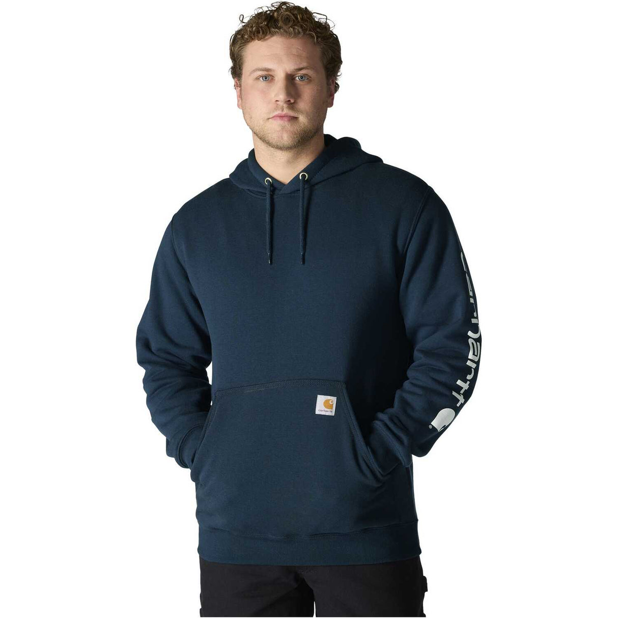 Carhartt Sleeve Graphic Loose Fit Pullover Hooded Sweatshirt