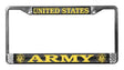 United States Army License Metal Plate Frame