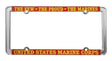 United States Marine Corps Thin Rim Metal License Plate Frame