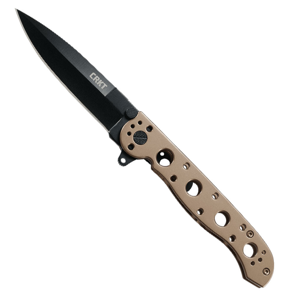 CRKT M16-03BK Bronze 3.55-Inch Black Blade Folding Knife