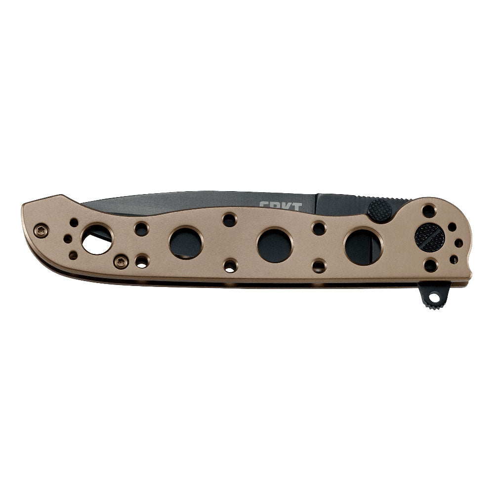 CRKT M16-03BK Bronze 3.55-Inch Black Blade Folding Knife