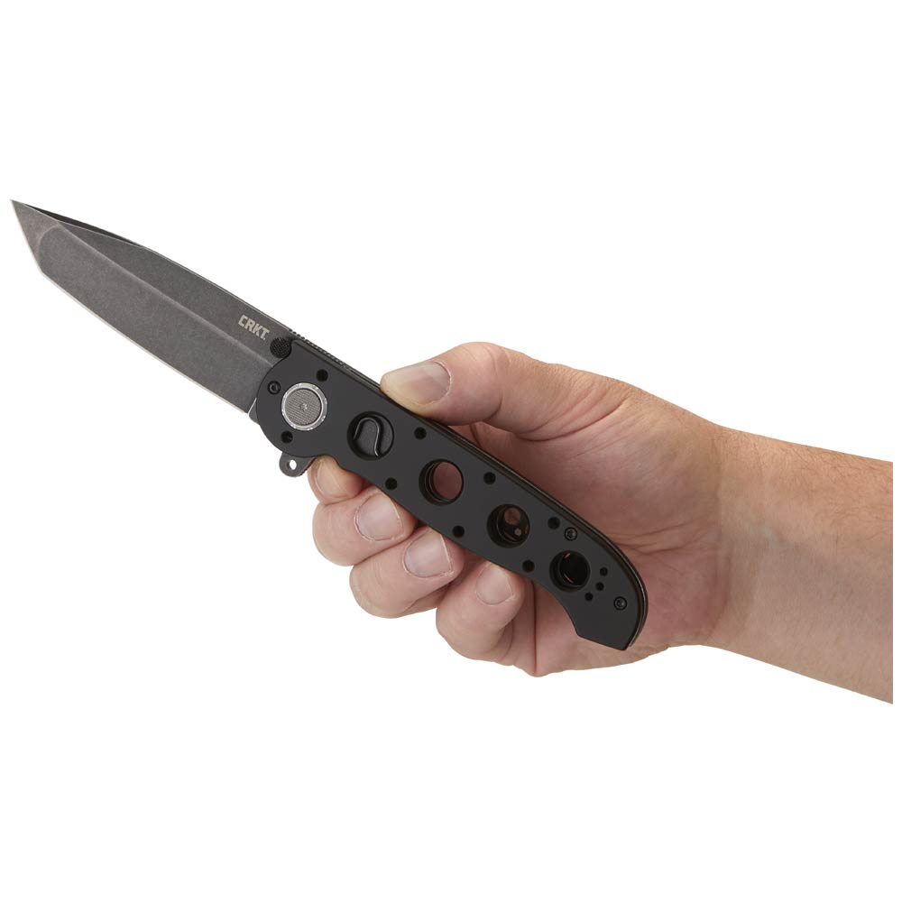 CRKT M16-04DB Black 3.89-Inch Tanto Folding Knife