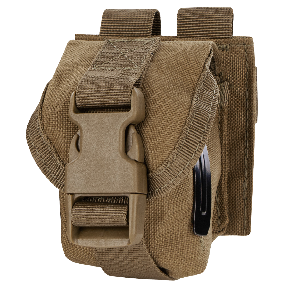 Single Frag Grenade Pouch - Coyote Brown