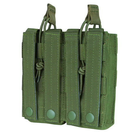 Double M4/M16 Open-Top Mag Pouch - Olive Drab