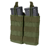 Double M4/M16 Open-Top Mag Pouch - Olive Drab
